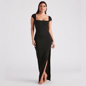 WINDSOR - Esme Slim-Fit Corset Formal Dress